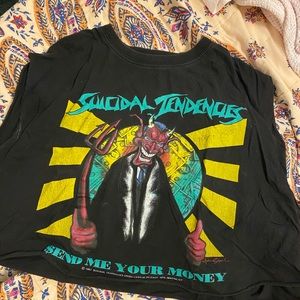 Vintage suicidal tendencies cropped tee (1991)